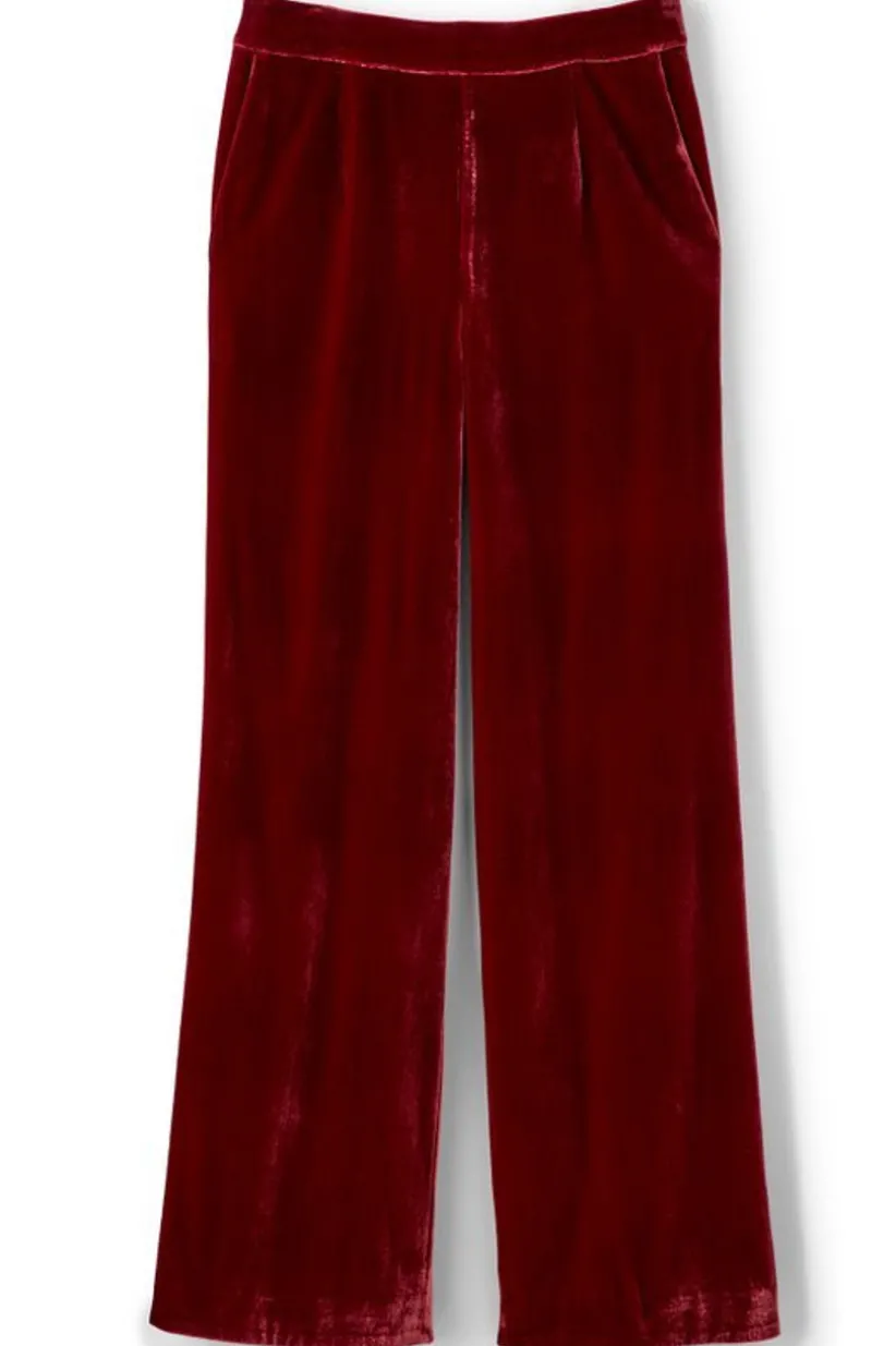 Aria Velvet Wide Leg Pants<Soft Surroundings Sale