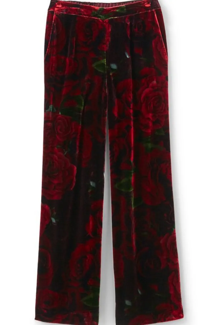 Aria Velvet Wide Leg Pants<Soft Surroundings Sale