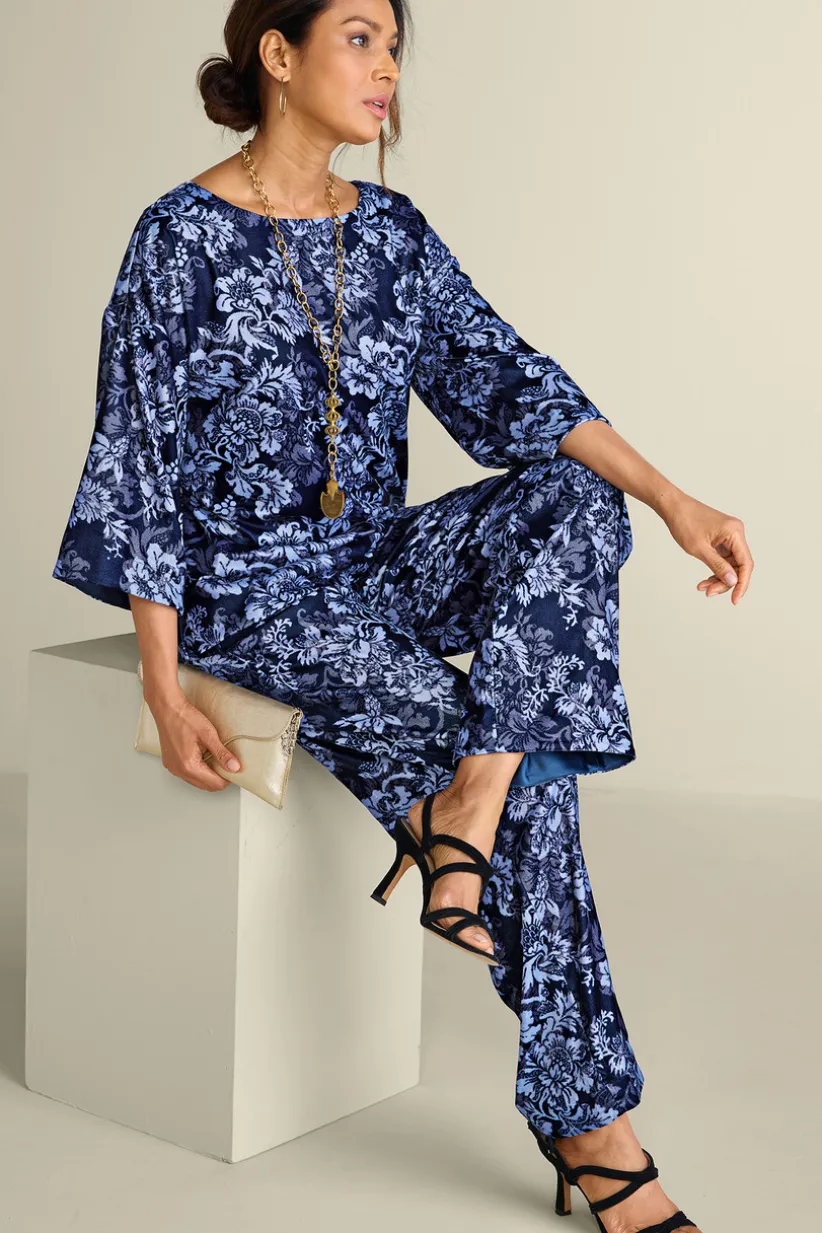 Aria Velvet Wide Leg Pants<Soft Surroundings Sale