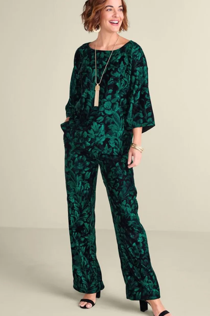 Aria Velvet Wide Leg Pants<Soft Surroundings Sale
