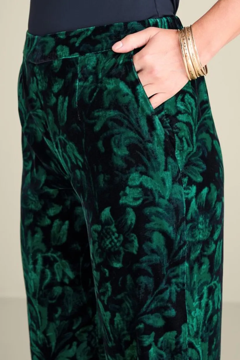 Aria Velvet Wide Leg Pants<Soft Surroundings Sale