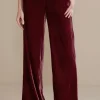 Aria Velvet Wide Leg Pants<Soft Surroundings Sale