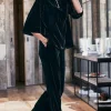 Aria Velvet Wide Leg Pants<Soft Surroundings Sale