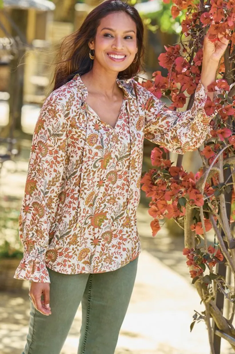 Asha Long Sleeve Top<Soft Surroundings Online