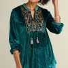 Ashanti Embellished Velvet Tunic<Soft Surroundings Discount