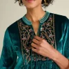 Ashanti Embellished Velvet Tunic<Soft Surroundings Discount