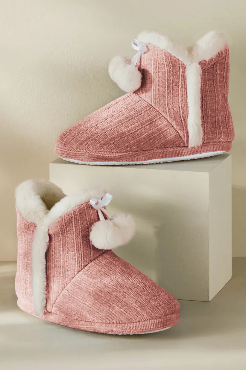 Ashlyn Cabled Bootie Slippers<Soft Surroundings Discount