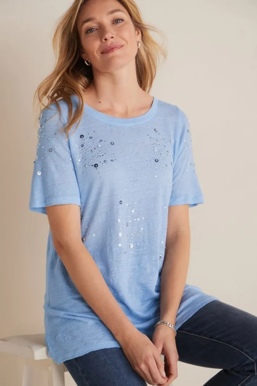 Astra Linen Tee<Soft Surroundings Discount