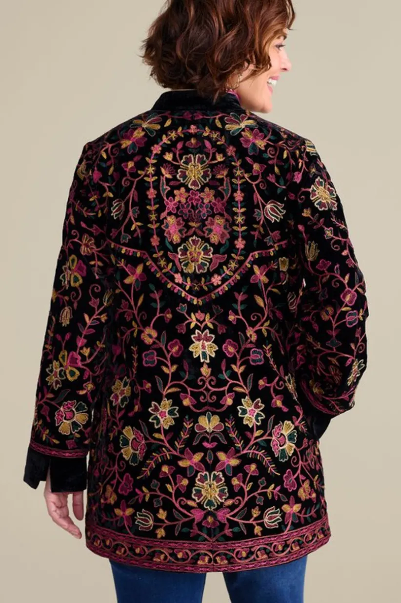 Astrid Velvet Jacket<Soft Surroundings Fashion