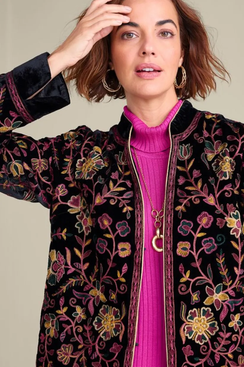 Astrid Velvet Jacket<Soft Surroundings Fashion