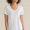Aubrey Linen Slub Tee<Soft Surroundings Discount