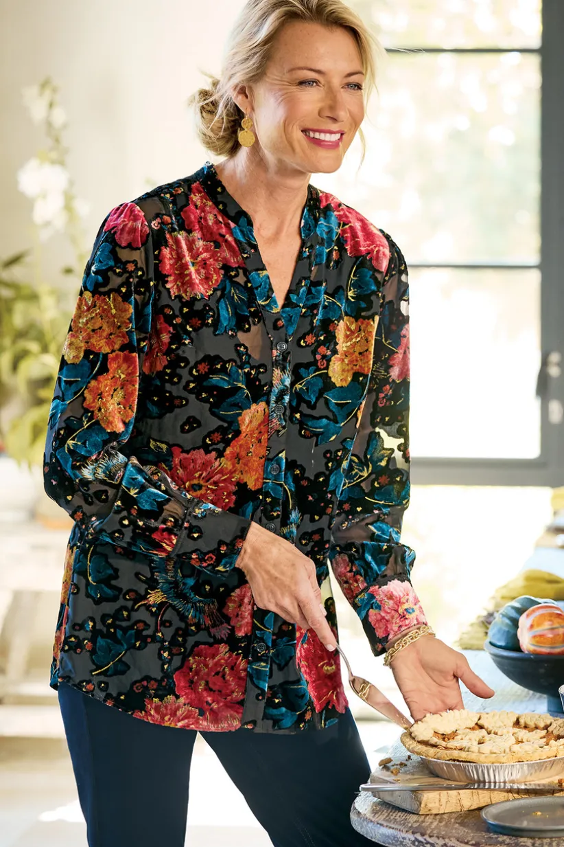 Autumn Velvet Tunic<Soft Surroundings Best