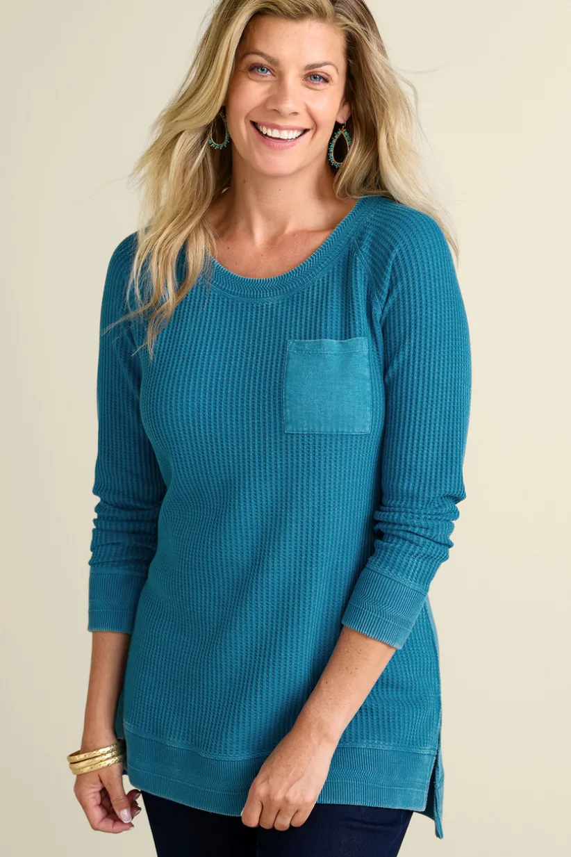 Autumn Waffle Tunic<Soft Surroundings Discount