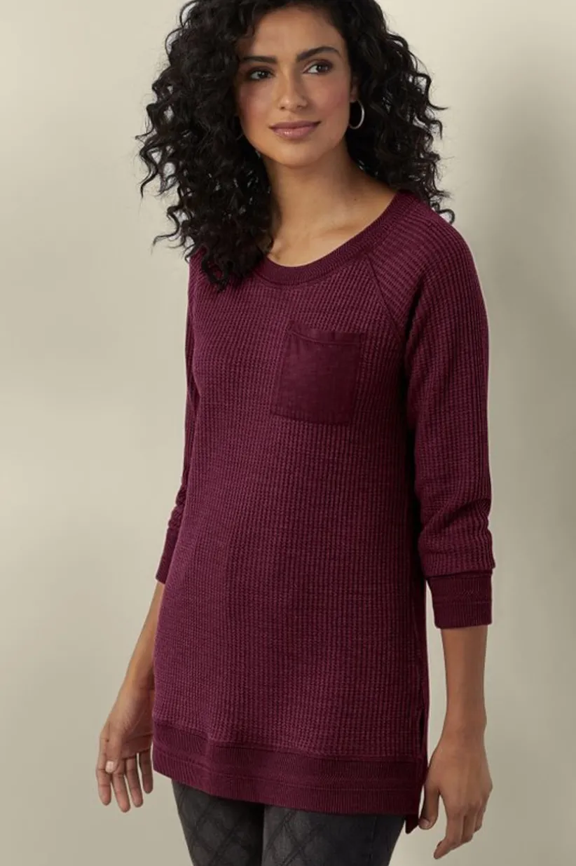 Autumn Waffle Tunic<Soft Surroundings Discount