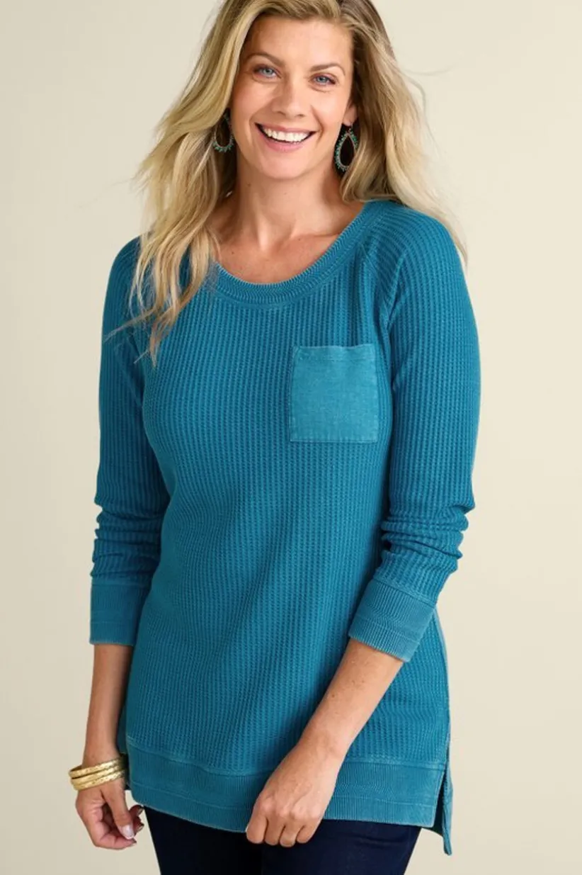 Autumn Waffle Tunic<Soft Surroundings Discount