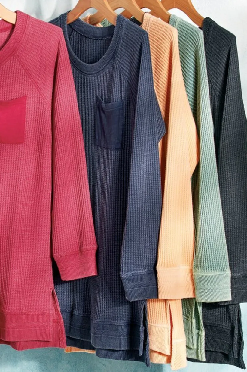 Autumn Waffle Tunic<Soft Surroundings Discount