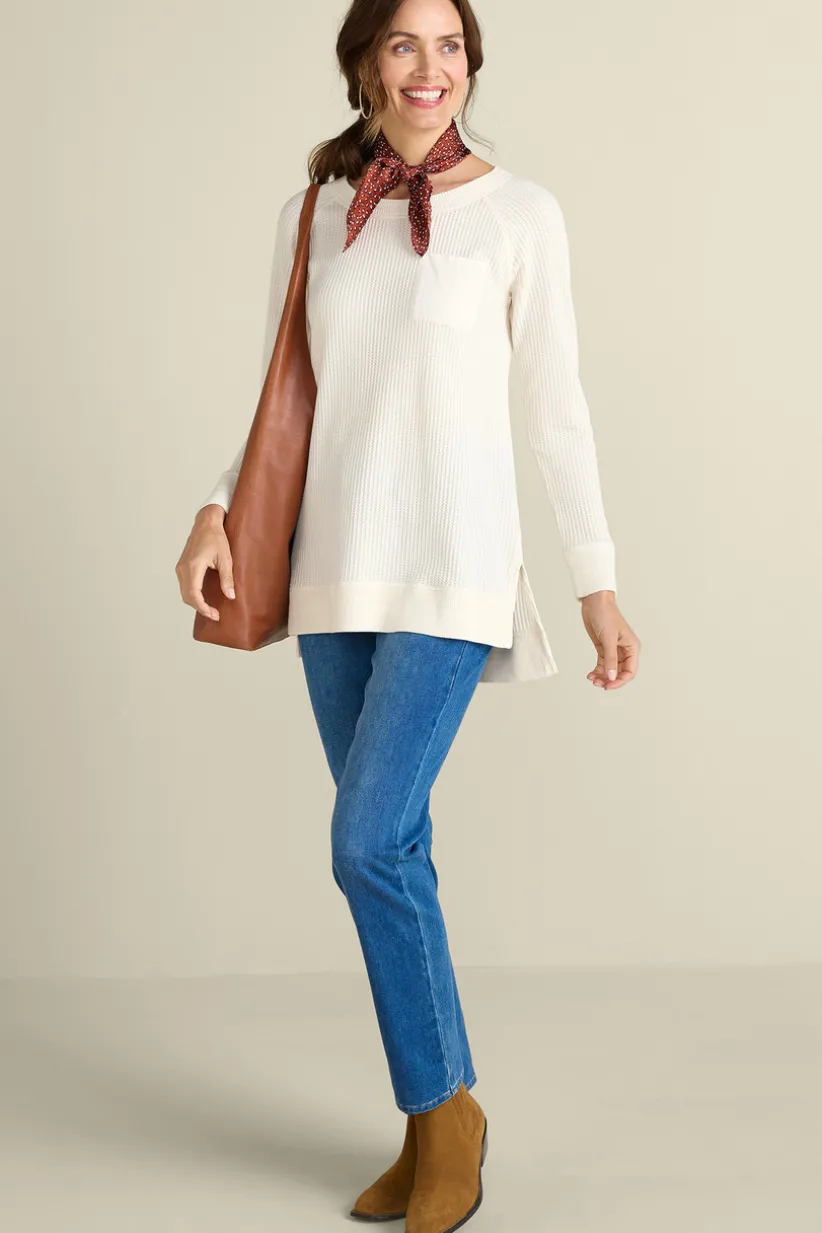 Autumn Waffle Tunic<Soft Surroundings Discount