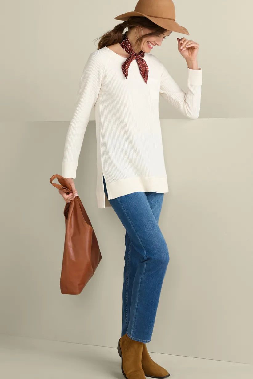 Autumn Waffle Tunic<Soft Surroundings Discount