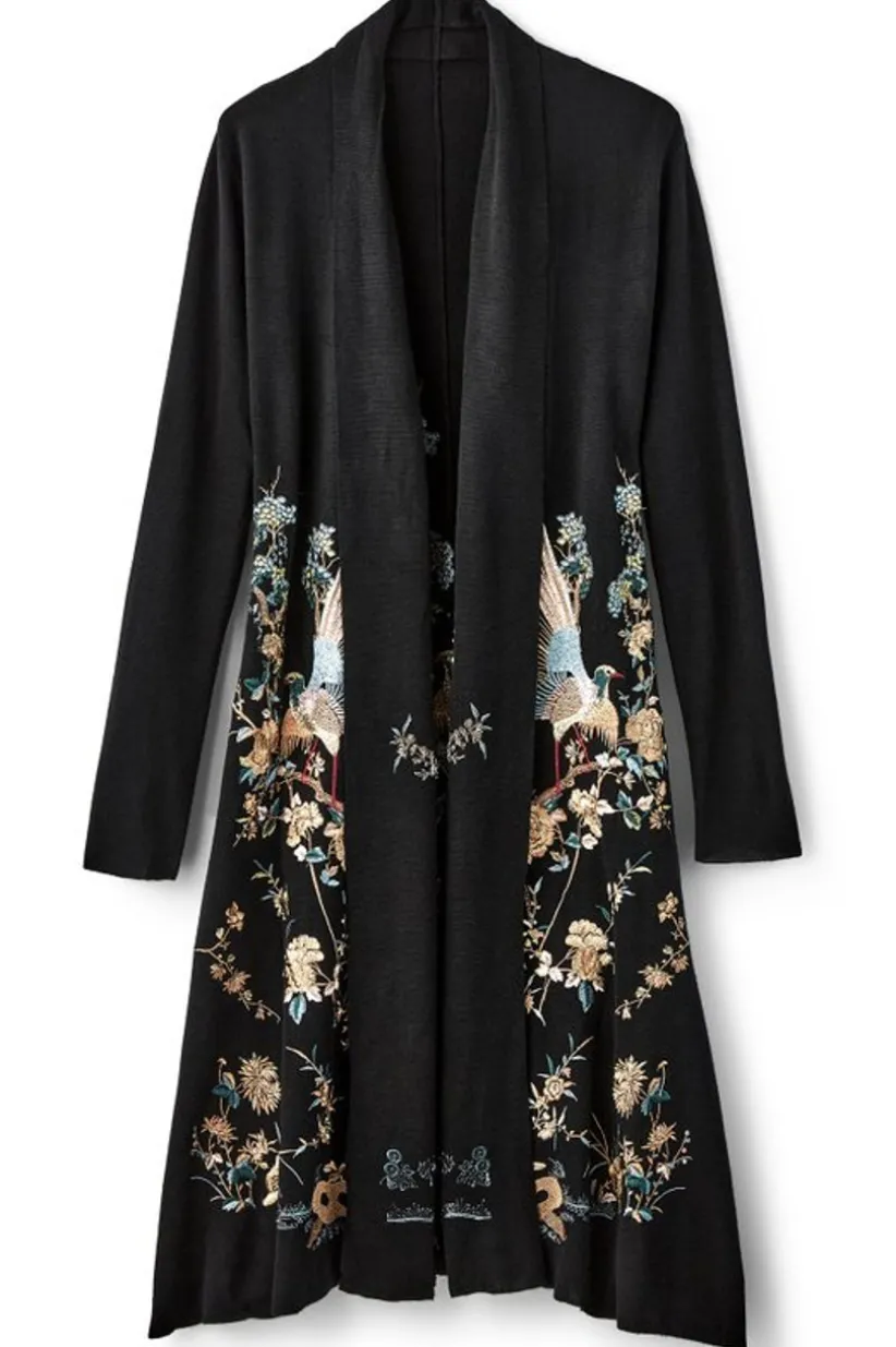Ava Embroidered Cardigan<Soft Surroundings Best