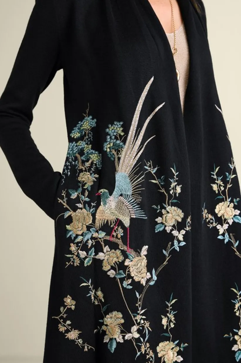 Ava Embroidered Cardigan<Soft Surroundings Best