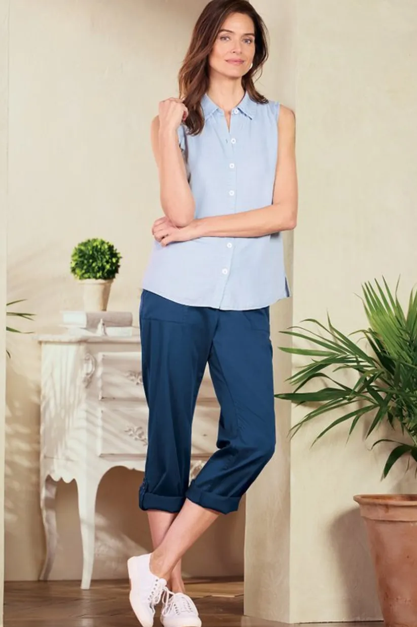Barbados Convertible Crop Pants<Soft Surroundings Fashion