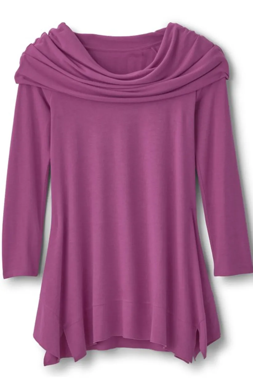 B'call Knit Tunic<Soft Surroundings Hot