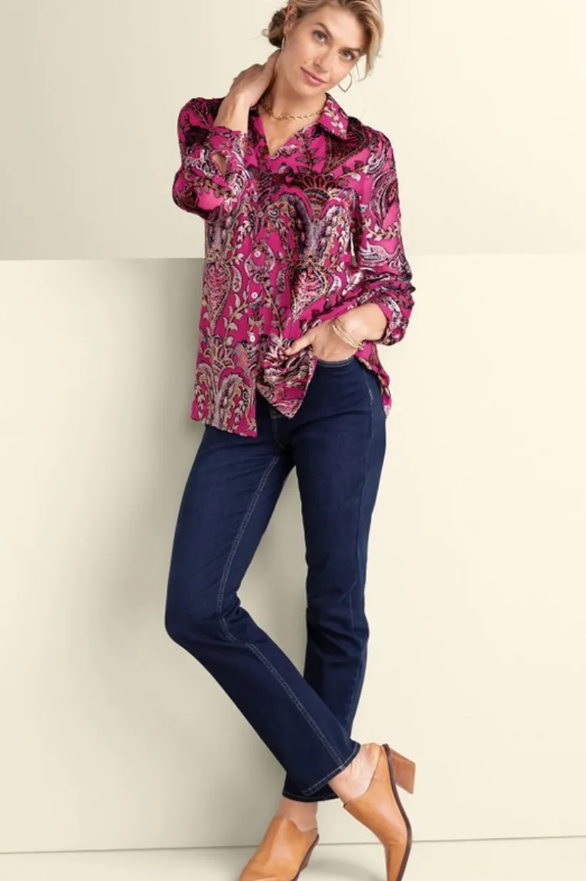 Bellarosa Velvet Tunic<Soft Surroundings Sale