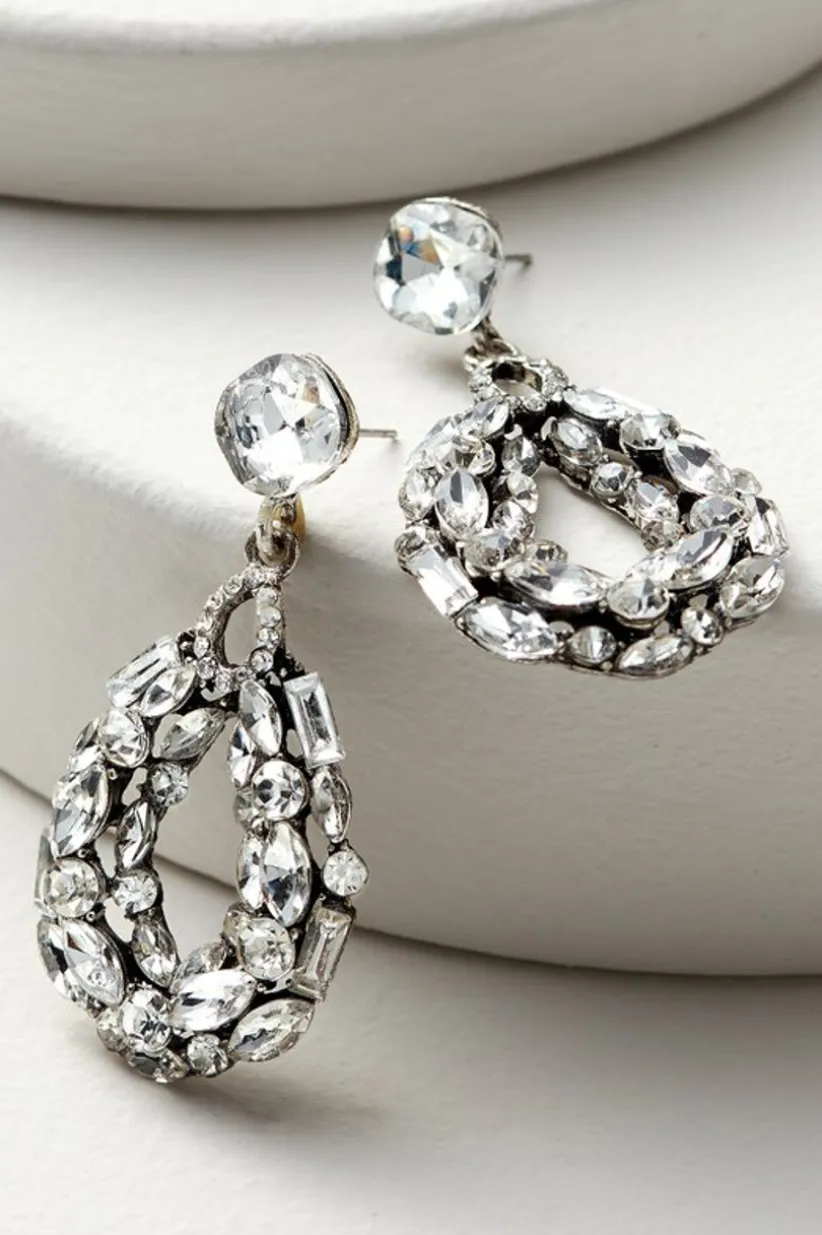Belle Crystal Earrings<Soft Surroundings Hot