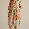 Bellicia Embroidered Midi Dress<Soft Surroundings Clearance