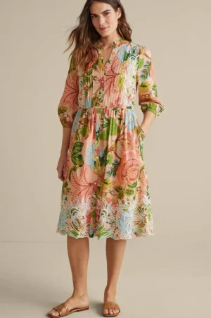 Bellicia Embroidered Midi Dress<Soft Surroundings Clearance