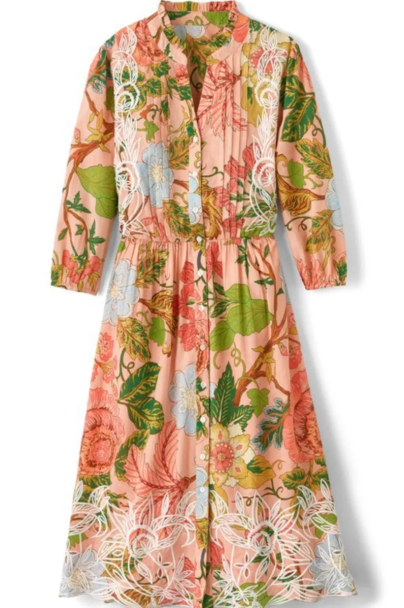 Bellicia Embroidered Midi Dress<Soft Surroundings Clearance