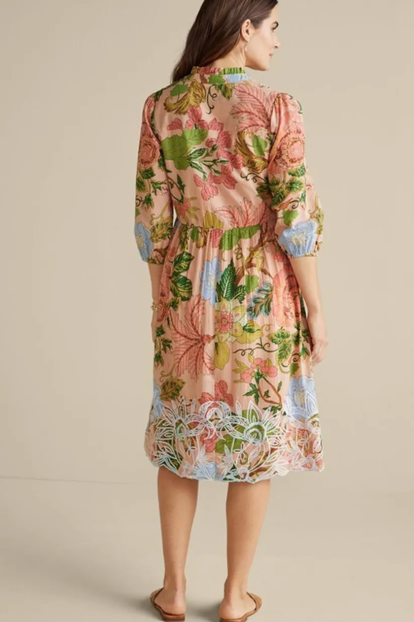 Bellicia Embroidered Midi Dress<Soft Surroundings Clearance
