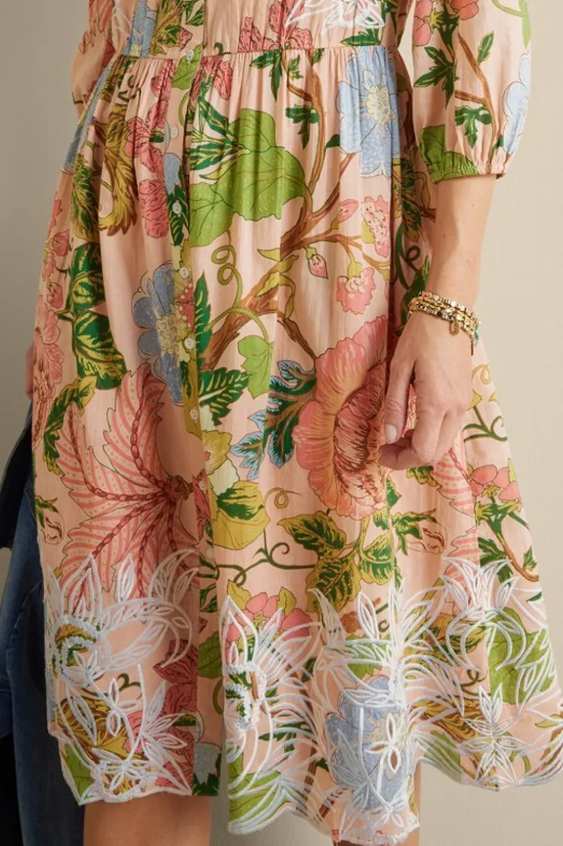 Bellicia Embroidered Midi Dress<Soft Surroundings Clearance