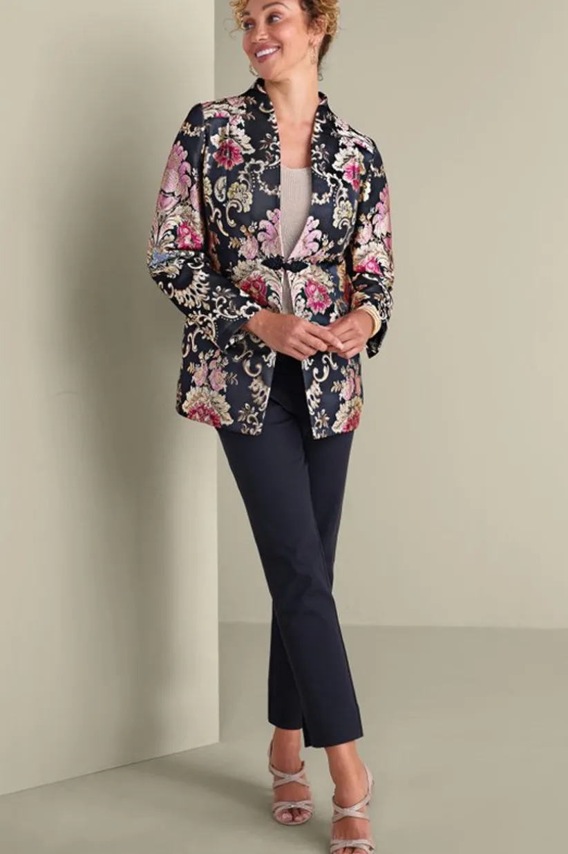 Branca Jacquard Jacket<Soft Surroundings Best