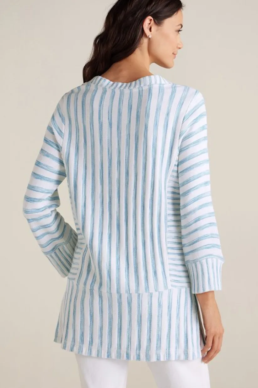 Briza Stripe Tunic<Soft Surroundings Fashion