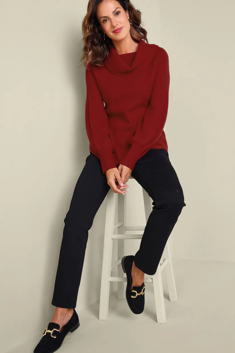 Calanthe Cashmere Pullover<Soft Surroundings Sale