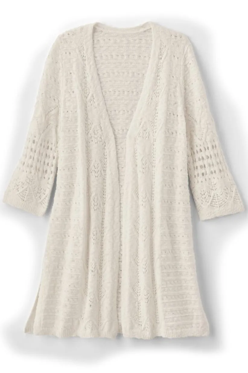 Calistoga Pointelle Cardigan<Soft Surroundings Sale