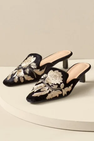 Carolina Embroidered Mule<Soft Surroundings Clearance