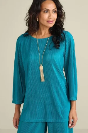 Cella Plisse Tunic<Soft Surroundings Hot