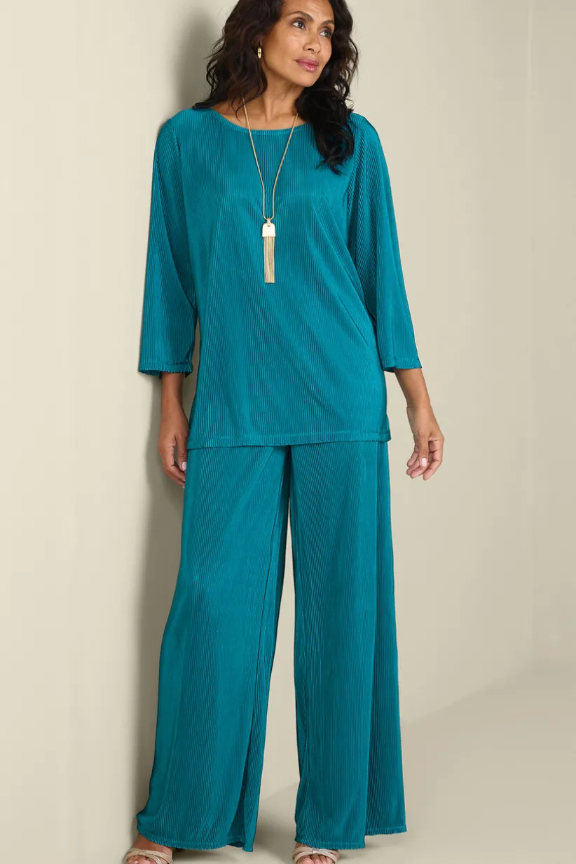 Cella Plisse Tunic<Soft Surroundings Hot