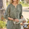 Charine Faux Suede Tunic<Soft Surroundings Fashion