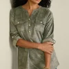 Charine Faux Suede Tunic<Soft Surroundings Fashion