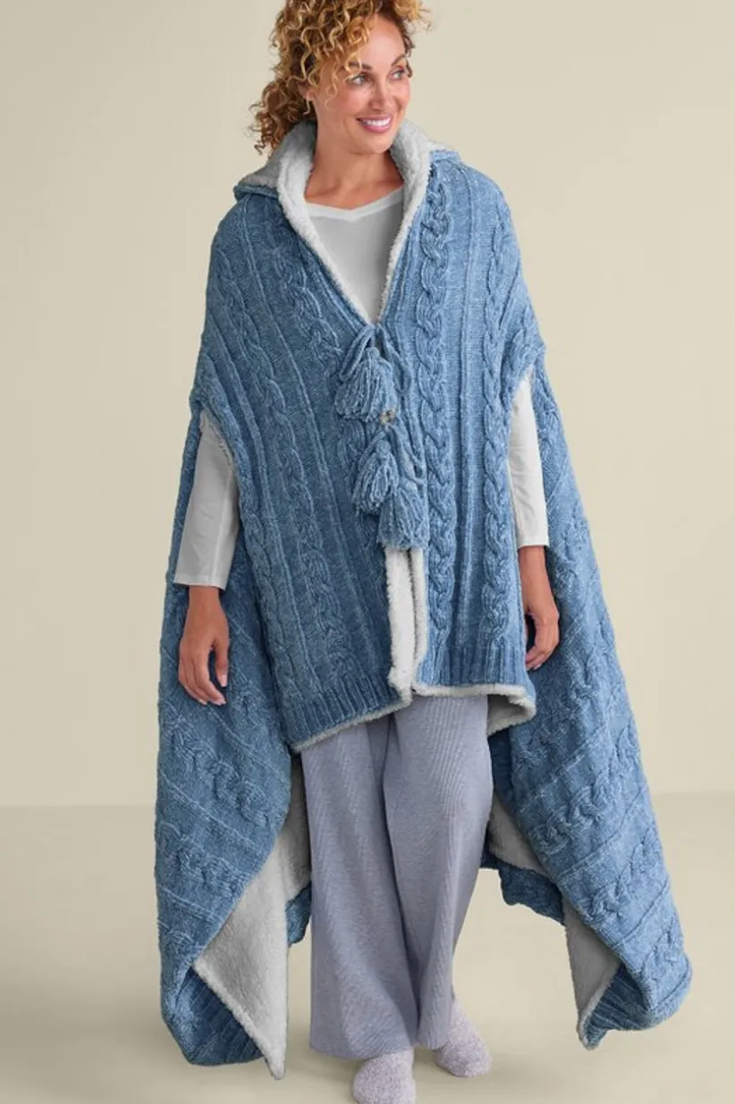 Chenille Sherpa Wearable Throw<Soft Surroundings Discount