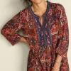 Cindra Embroidered Gauze Tunic<Soft Surroundings Fashion