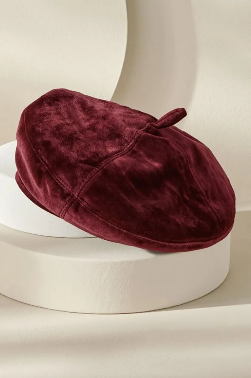 Colette Velvet Beret<Soft Surroundings Sale
