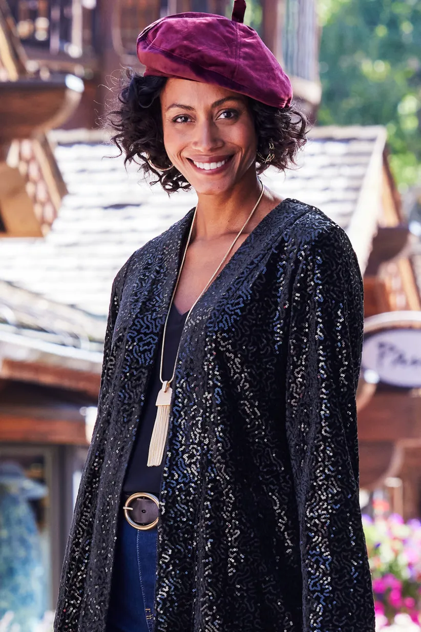 Colette Velvet Beret<Soft Surroundings Sale