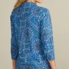 Danielle 3/4 Sleeve Tunic<Soft Surroundings Hot