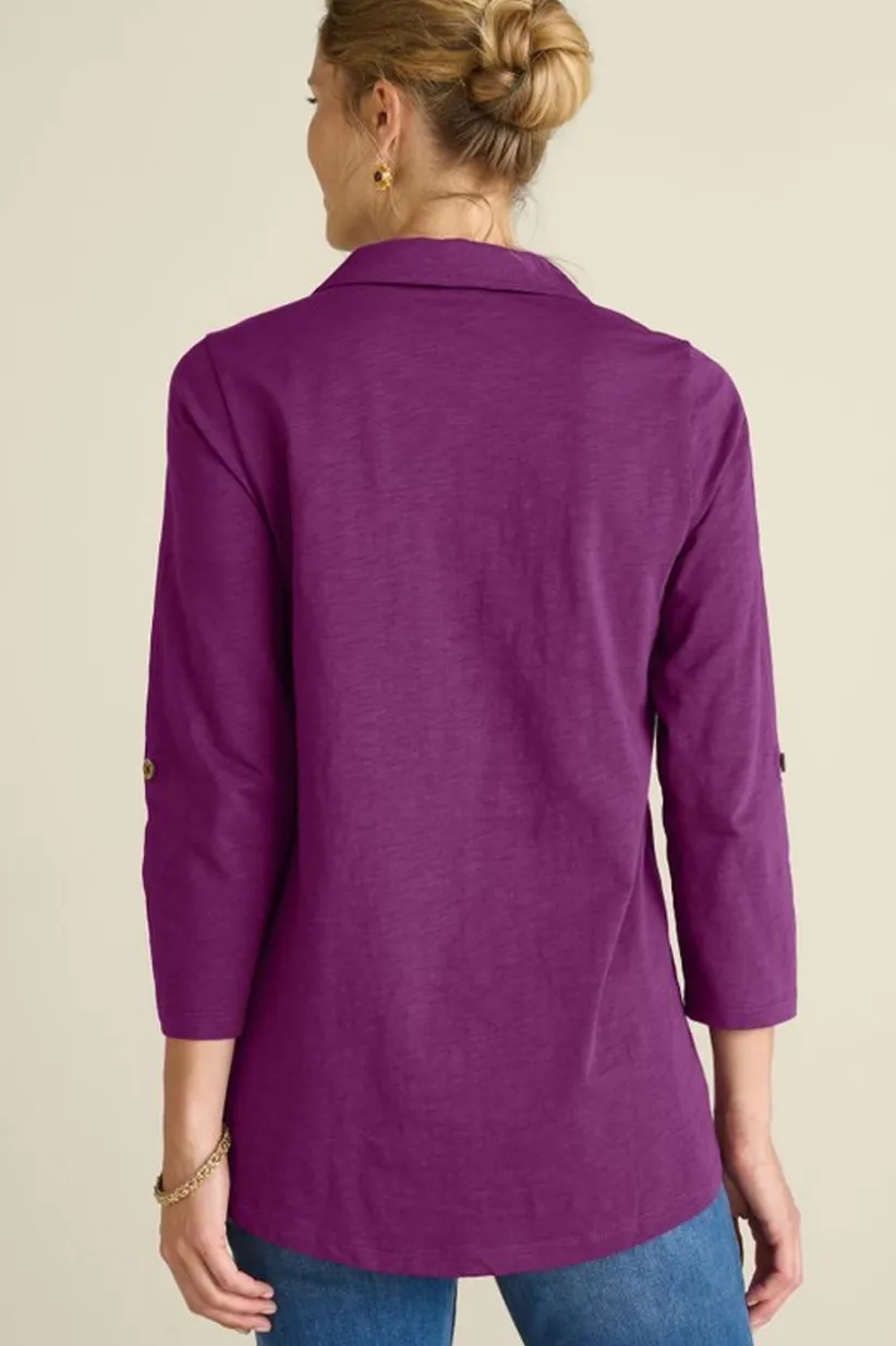 Danielle 3/4 Sleeve Tunic<Soft Surroundings Hot