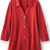 Danielle 3/4 Sleeve Tunic<Soft Surroundings Hot