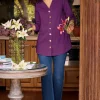 Danielle 3/4 Sleeve Tunic<Soft Surroundings Hot
